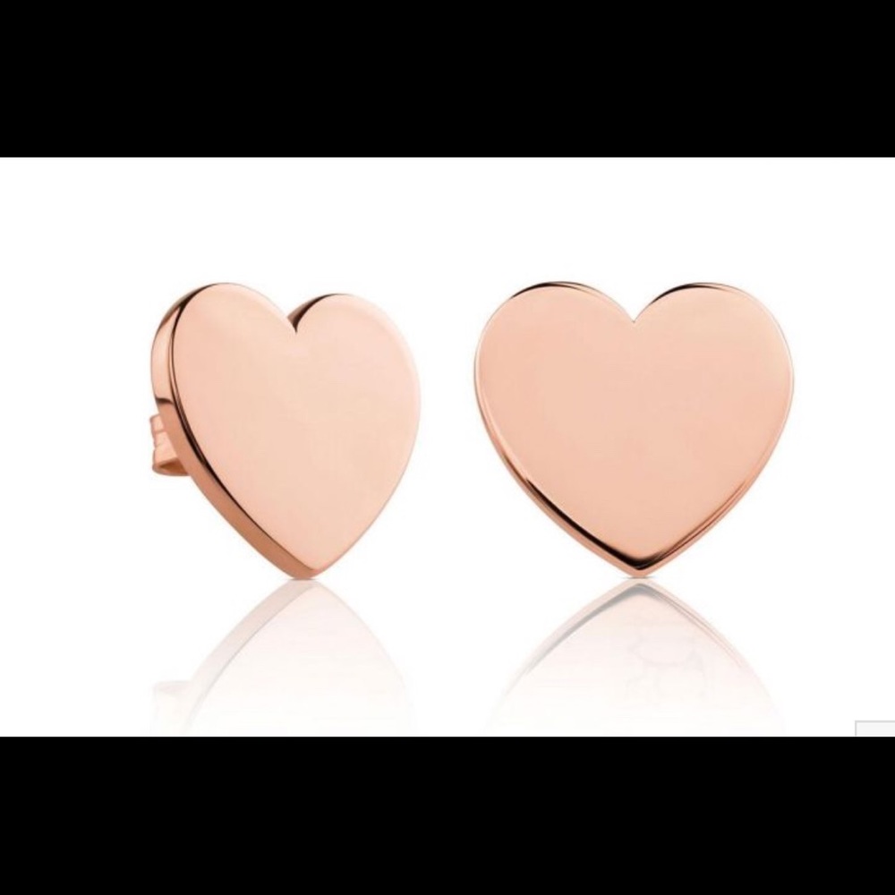 Tous Rose Gold Plated Heart Earrings!!!